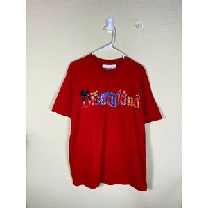 NWT Large Disney Disneyland Spellout Logo Shirt